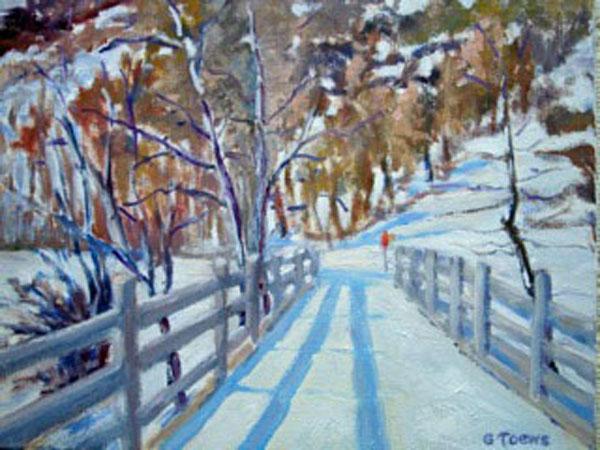 'Winter Shadows' By Georgette Toews
