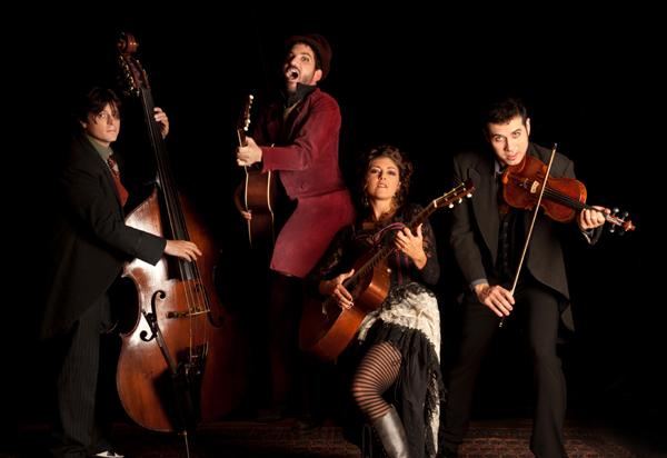 Gypsy swing meets the Beatles?  Caravan of Thieves perform Saturday at Avalon's Stoltz Listening Room
