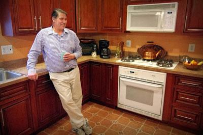 Mark Silberstein of Queen Anne filled his kitchen with appliances purchased at ReStore.