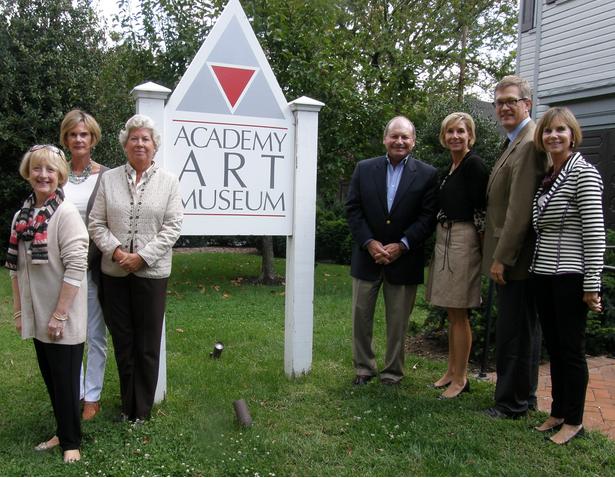  From left to right are newly appointed members of the Academy Art Museum’s Board of Trustees: Doris Fischer Malesardi, Deborah Willse, Susan Phillips, Timothy Wyman, Lisa Morgan, Erik Neil (Director), and Joyce Doehler. Absent from the photo are Amy Haines, Kathleen M. Linehan and Joseph D. Schulman.