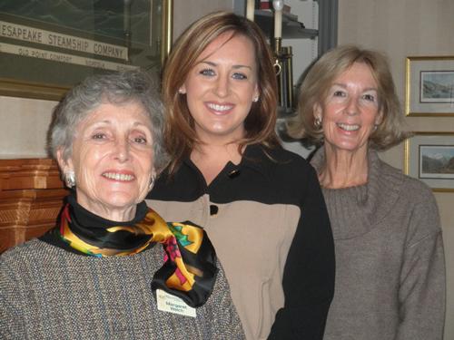 The Women & Girls Fund’s new president, Paige Evans (center) is joined by newly elected  board members Margaret Welch (left) and Susie Dillon.