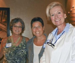 Left to right, Suzanne Hood, Board President Linda Webb and Executive Director Cynthia Jurrius.