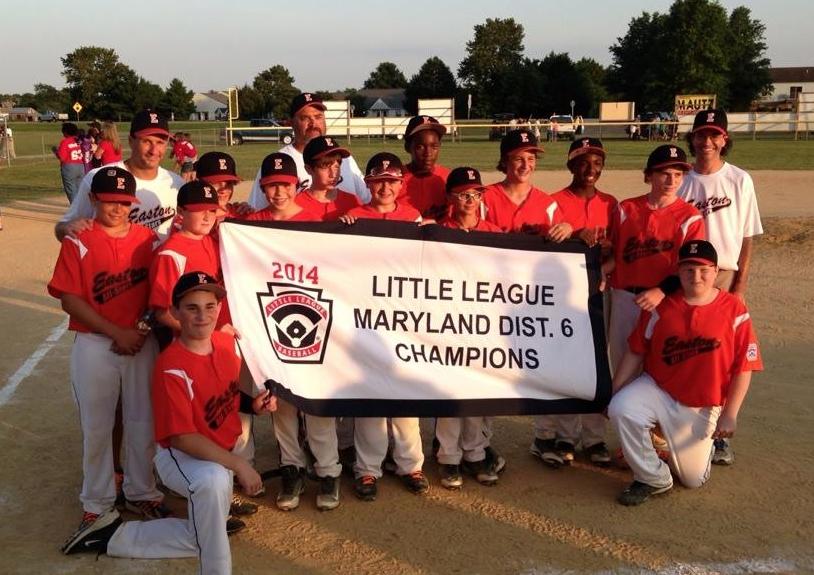 2014 Easton Little League 11-12 boys, who captured the District 6 championship last season