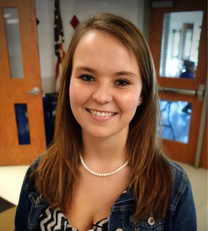 Skylar Stacey, a St. Michaels High School senior, wears her Pearls of Promise necklace from Silver Linings.