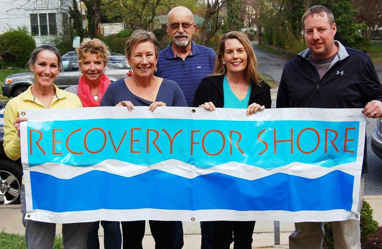 ### CUTLINE: Advocates for Recovery for Shore and Mariah’s Mission Fund are looking forward to the Walk of Hope for Recovery Awareness, set for April 30 in Historic Easton. Shown are Kathy Norman, Polly Bownn-Ruff, Valerie Albee, Joe Kettinger, Sharon Dundon and Doug Kirby. 