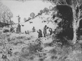 Peter Milton Country Pieces II: In the Park, 1979 Lift-ground and resist-ground etching, and engraving