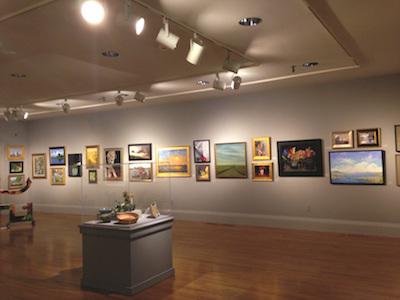 Installation view of the 2015 Annual Members' Exhibition Atrium Gallery